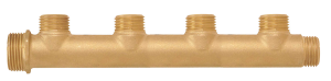 Collecteur nu MM 3/4 - 4 sorties 1/2