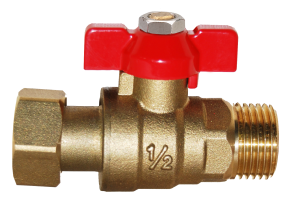 Vanne de départ de collecteur à écrou mobile MF15x21