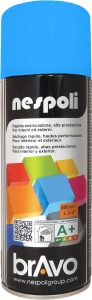 Aérosol bleu azur 400ml RAL 5012