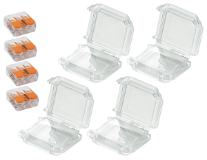 Boitiers de connexion étanches Happy small + Wago S221 - lot de 4