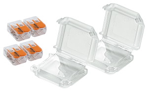 Boitiers de connexion étanches Happy médium + Wago S221 - lot de 2