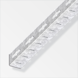 Cornière perfo23,5x23,5 zing1m 23,5x23,5 23,5x23,5mm L.1m