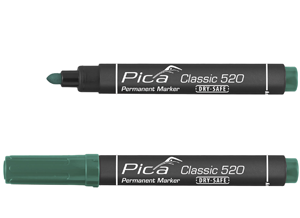 Marqueur Classic permanent 520/36 vert pointe ogive