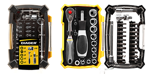 Coffret vissage 38 pces embout 25mm + douilles