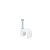 Attache fil Ø4/7 blanc - 100 pces