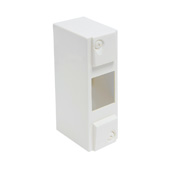 Coffret vide 1 rangée/2 modules 51x130x6 51x130x63mm