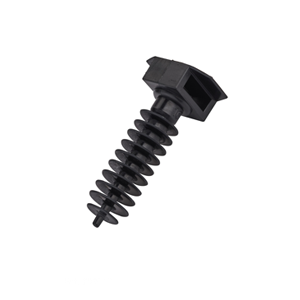 Embases avec chevilles collier 9mm - 10 pces