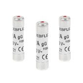 Fusibles à voyant Ø8,5x31,5mm 20A 400V - 3 pces