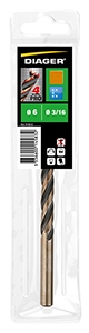 Foret bois 4 pointes attachement cylindrique  Ø 6 mm