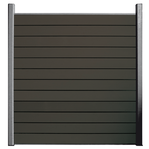 Ecran composite CARTRI  1730xh.1800mm kit de 12 planches + 2 profils début/fin