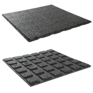 Dalle en caoutchouc 50x50cm noir