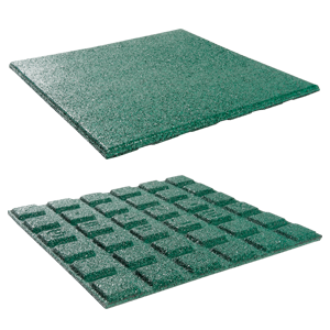 Dalle en caoutchouc 50x50cm vert