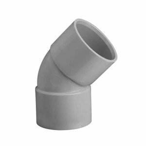 Coude PVC 45° eaux usées Ø32mm Femelle/Femelle