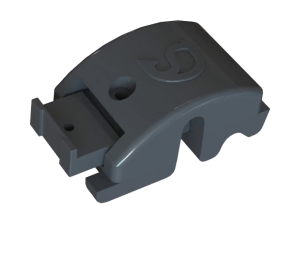 Clip de fixation Noir  Clip&Lock - Pour poteau GIGA - pose sans outil (sachet de 50 pièces)