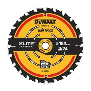 Lame de scie circulaire sans fil Extreme 184x16mm, 24 dents, ATB/Tronçonnage DEWALT DT10302-QZ