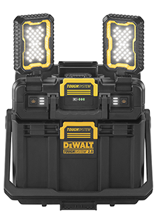 1/2 Coffret avec projecteurs Toughsystem DEWALT