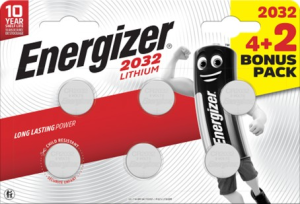 Pile CR2032 3V lithium Energizer - 6 pces