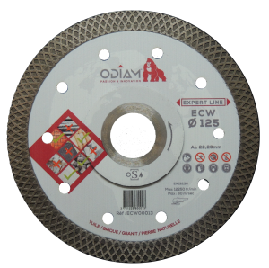 Disque diamant Ø125 ECW CERAM et faïence