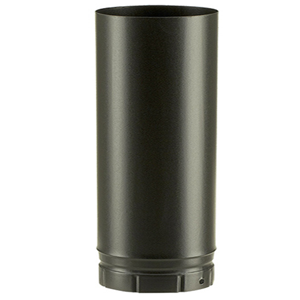 Tuyau Emaillé noir mat Ø80 25cm