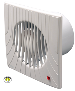 Extracteur hygrostat EXCEL 100 blanc Ø10 Ø100 pour WC/salle d'eau