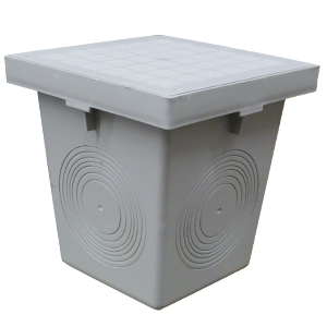 Regard avec couvercle 20x20cm simplex