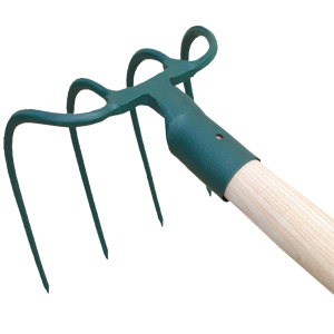 Croc à fumier 4 dents manche 130cm