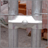 Attache sécurité de clôture de chantier