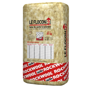 Laine de roche flocons à épandre - Sac 15kg le flocon 3