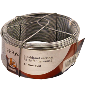 Fil de ligature galvanisé 1,1mmx50m