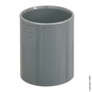 Manchon coulissant PVC Ø40mm Femelle/Femelle