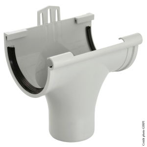 Naissance centrale PVC à joint dév.25 GRISE