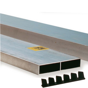 Règle alu 4m 100x18mm + embouts