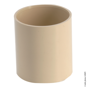 Manchon PVC eaux pluviales Ø80mm SABLE