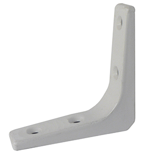 Console moderne acier blanc 150x200mm