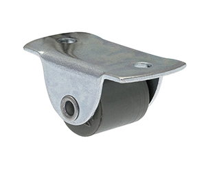 Roulette tiroir fixe gris Ø16mm