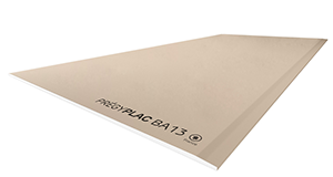 Plaque de plâtre PREGYPLAC 3,00x1,20m BA13 NF SINIAT