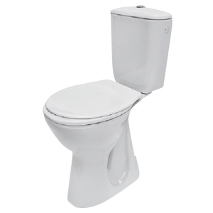 Pack WC sortie verticale 3/6L blanc PRESIDENT
