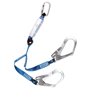 Longe échafaudage en Y + mousquetons