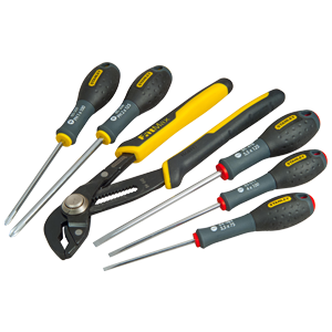 Jeu 5 tournevis FATMAX + 1 pince