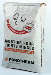 Mortier Porotherm 25kg Joint Mince
