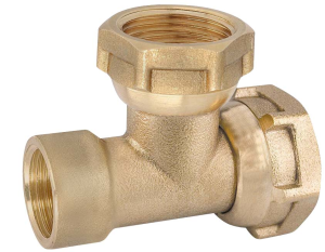 Té femelle à 2 écrous mobiles 15x21 - 20x27