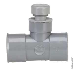 Té anti-vide PVC Ø40mm