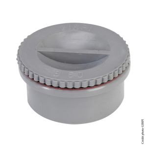 Bouchon de visite PVC mâle Ø50mm