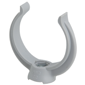 Collier PVC eaux pluviales Ø50mm GRIS