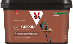 Peinture COLORISSIM Satin 2,5L Acajou