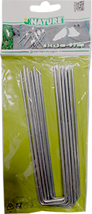 Agrafes métalliques 14x3cm - 10pces