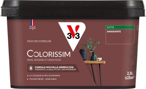 Peinture COLORISSIM Satin 2,5L Amarante