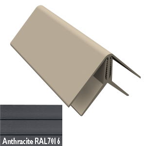 Angle intérieur/extérieur clipsable ANTHRACITE 2m50