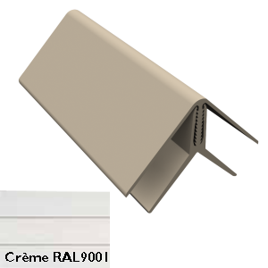 Angle intérieur/extérieur clipsable CREAM 2m50