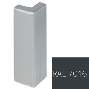 Angle sortant pour DURABAL BO H.120mm alu laqué RAL7016 BOAC 20/100-X